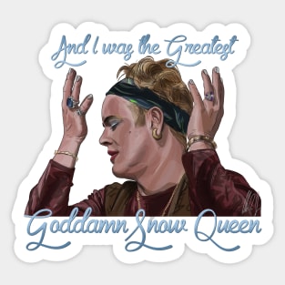 Flawless: The Greatest Goddamn Snow Queen Sticker